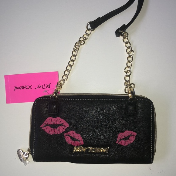 💋NEW Betsey Johnson Cat-eye lady Face Purse Clutch - Picture 4 of 12
